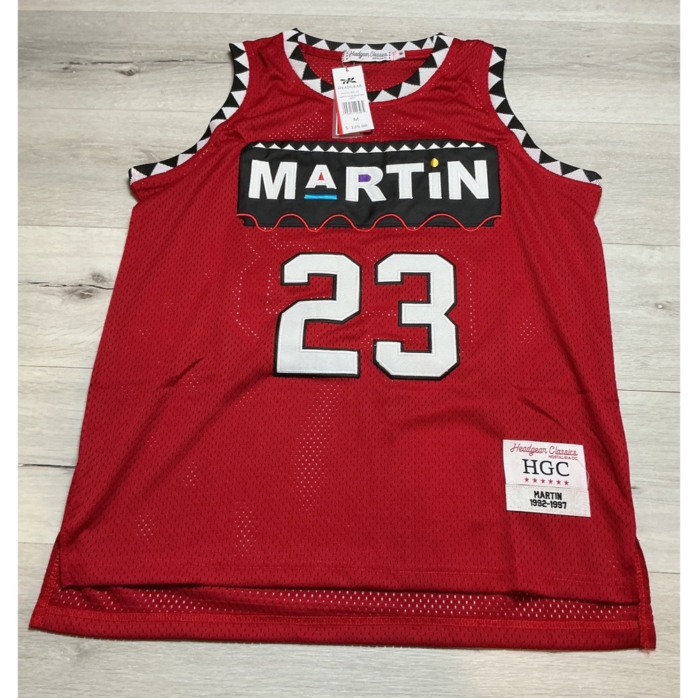 Headgear‎ Classics Martin Payne Basketball Jersey Red Medium New With Tags - Picture 3 of 7